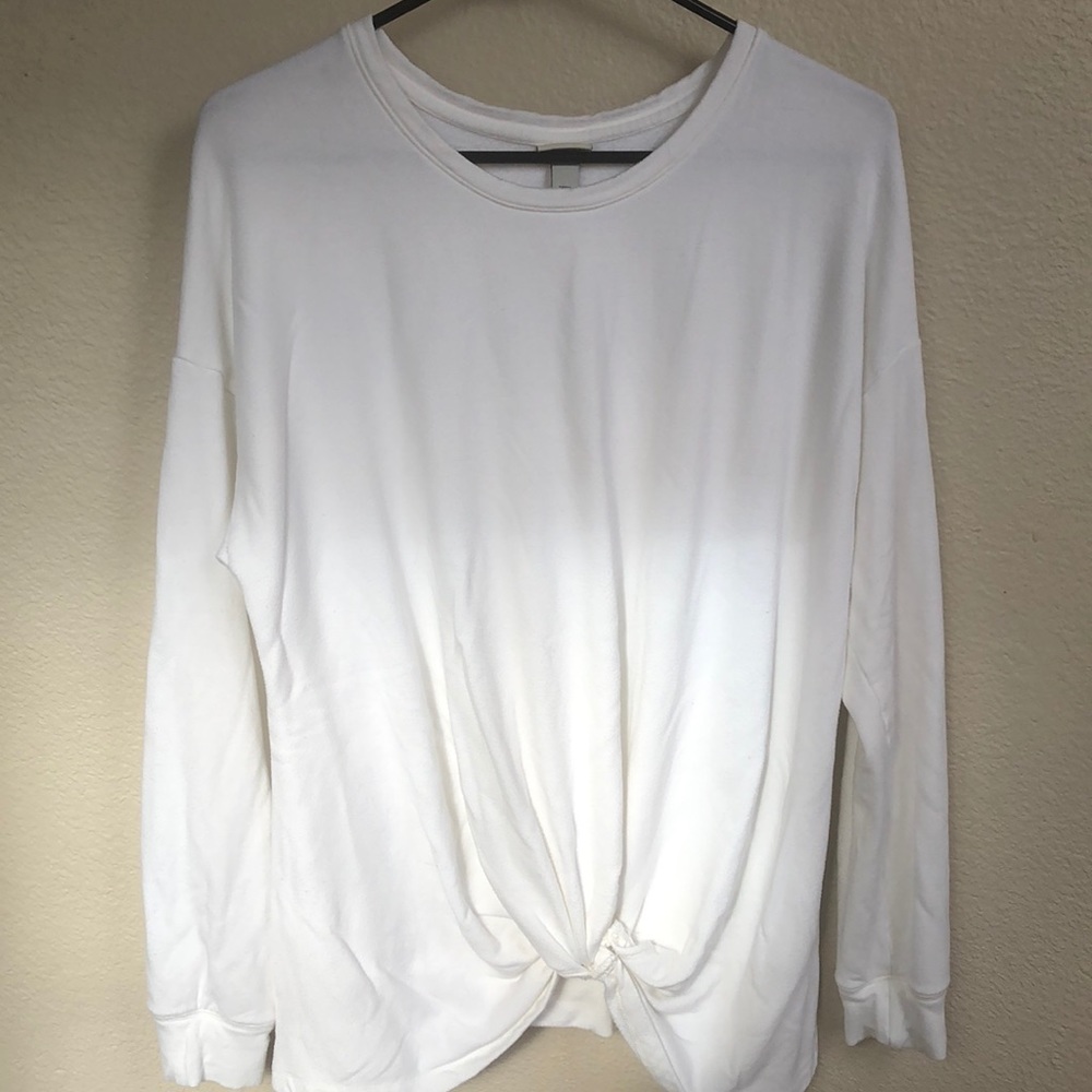 Twist-Front Sweatshirt